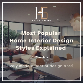 Most Popular Home Interior Design Styles Explained (very modern interior design tips!)